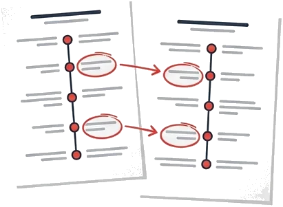 Como comparar o cronograma antigo com o novo passo a passo